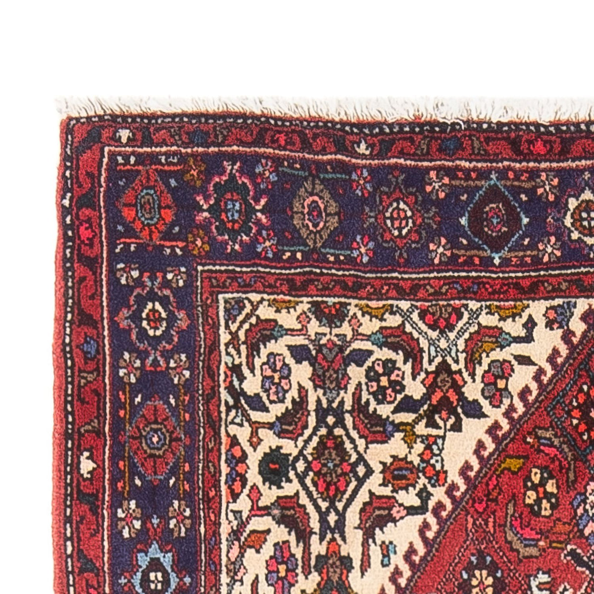 Tapis persan - Nomadic - 131 x 83 cm - rouge