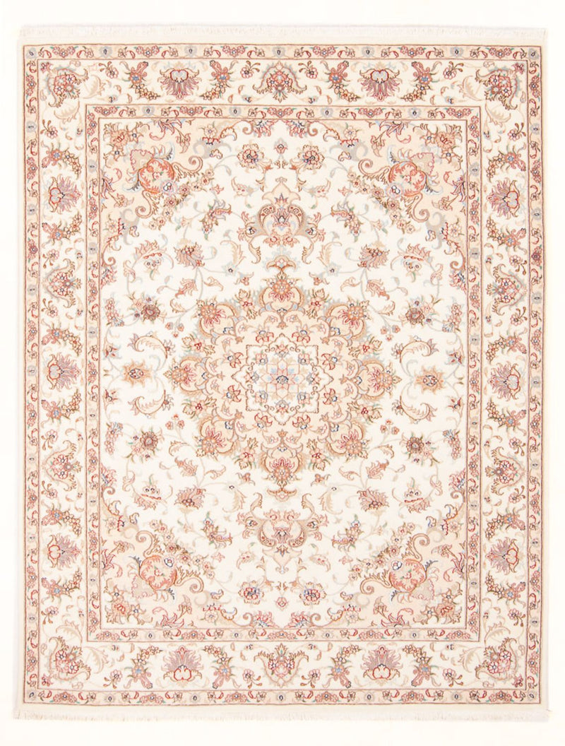 Tapis persan - Tabriz - Royal - 200 x 149 cm - crème
