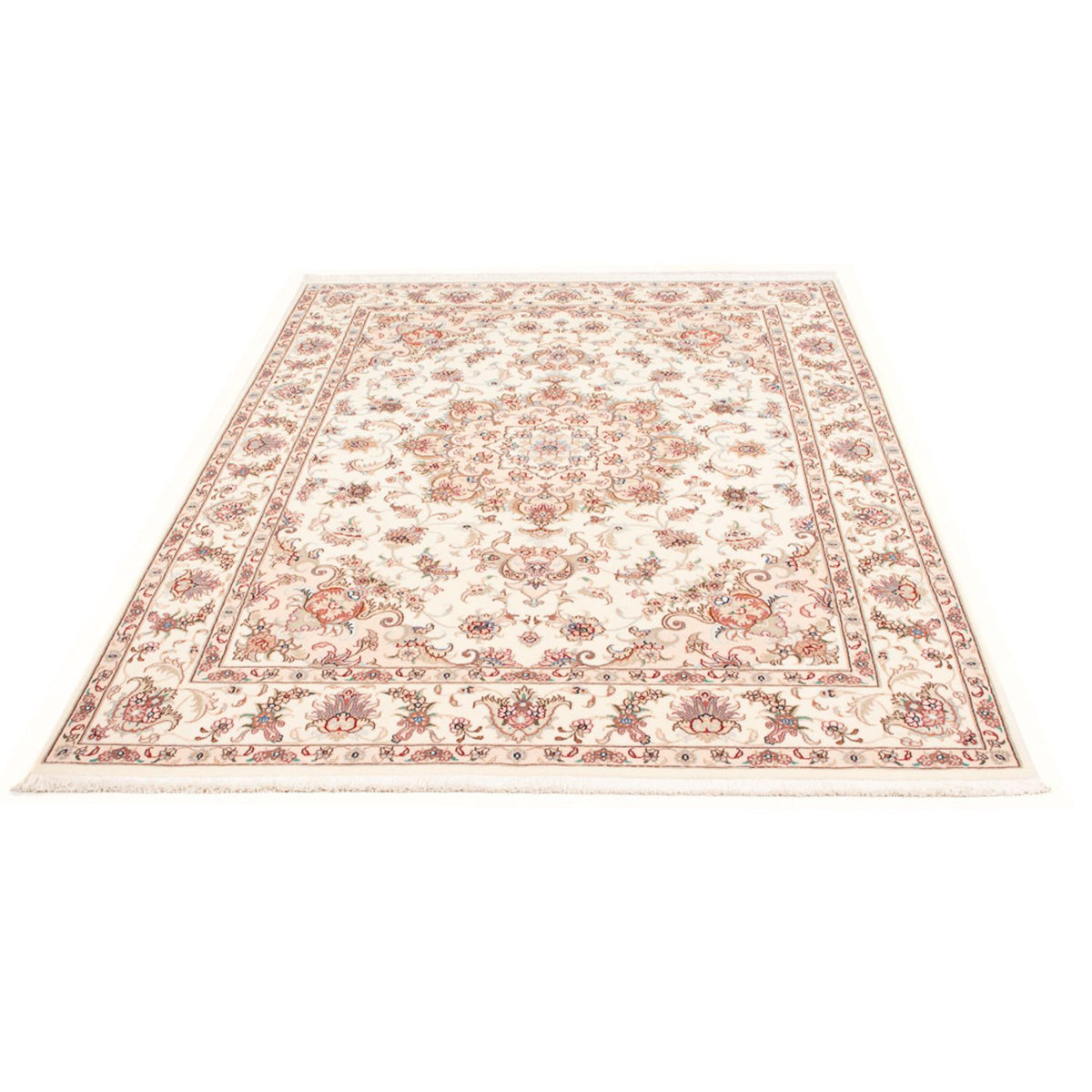 Tapis persan - Tabriz - Royal - 200 x 149 cm - crème