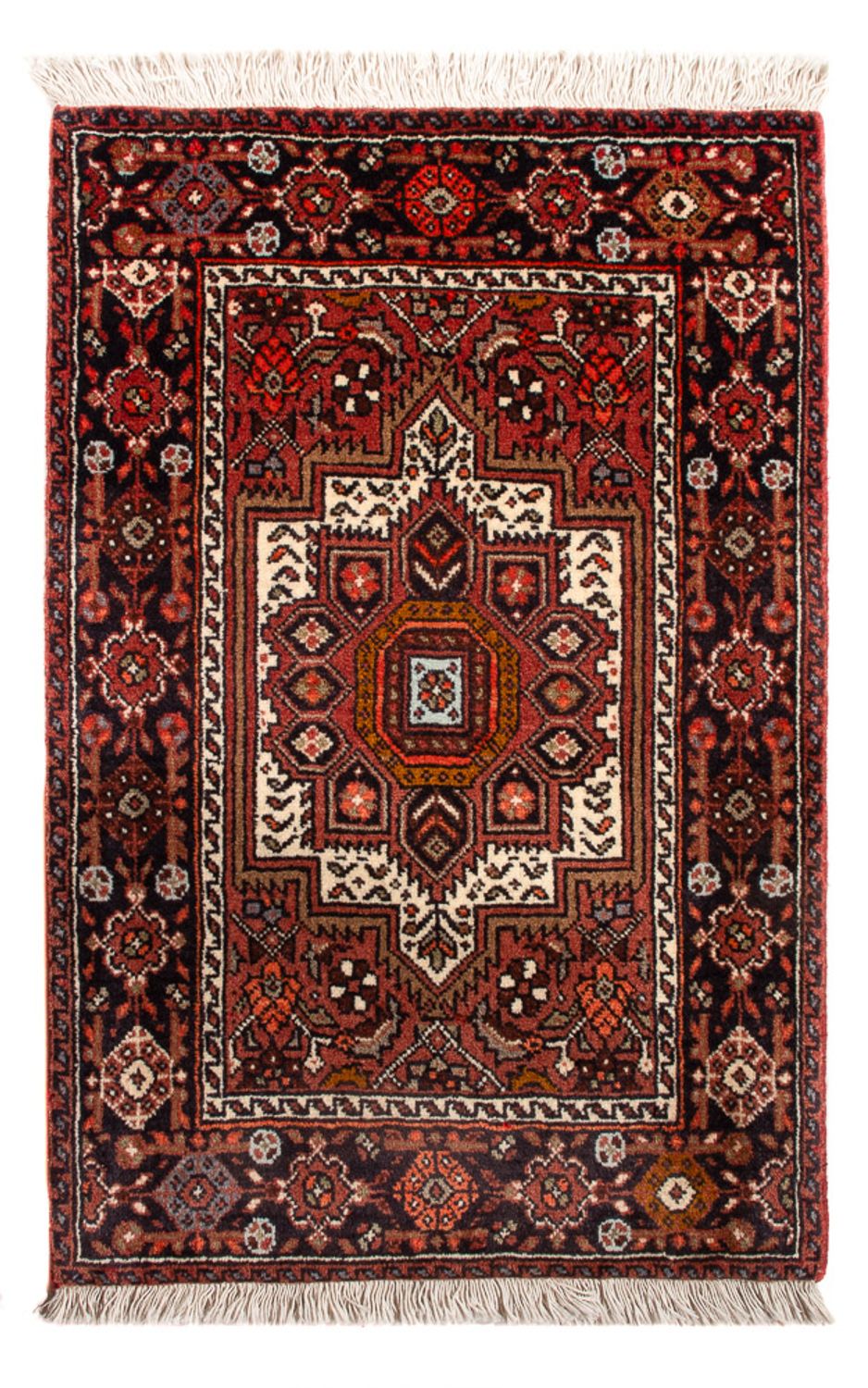 Tapis persan - Nomadic - 72 x 48 cm - rouge