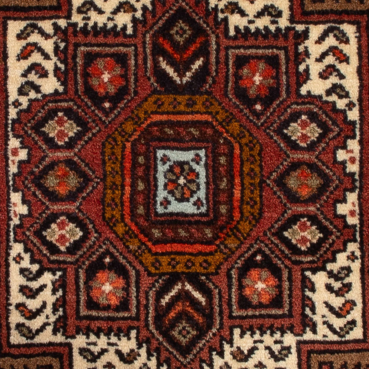 Tapis persan - Nomadic - 72 x 48 cm - rouge