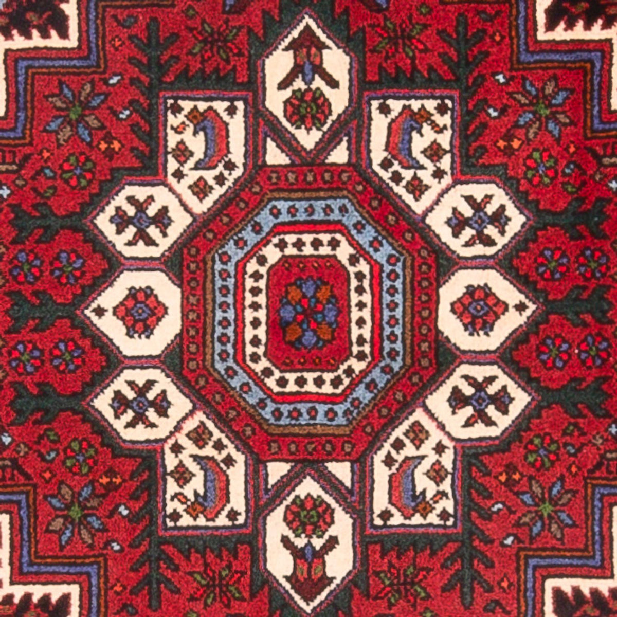 Tapis persan - Nomadic - 125 x 74 cm - rouge
