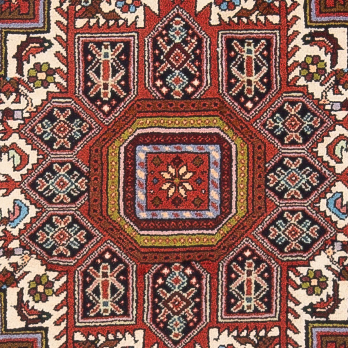 Tapis persan - Nomadic - 134 x 75 cm - crème