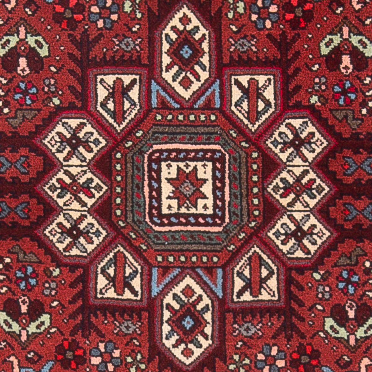 Tapis persan - Nomadic - 130 x 77 cm - rouge