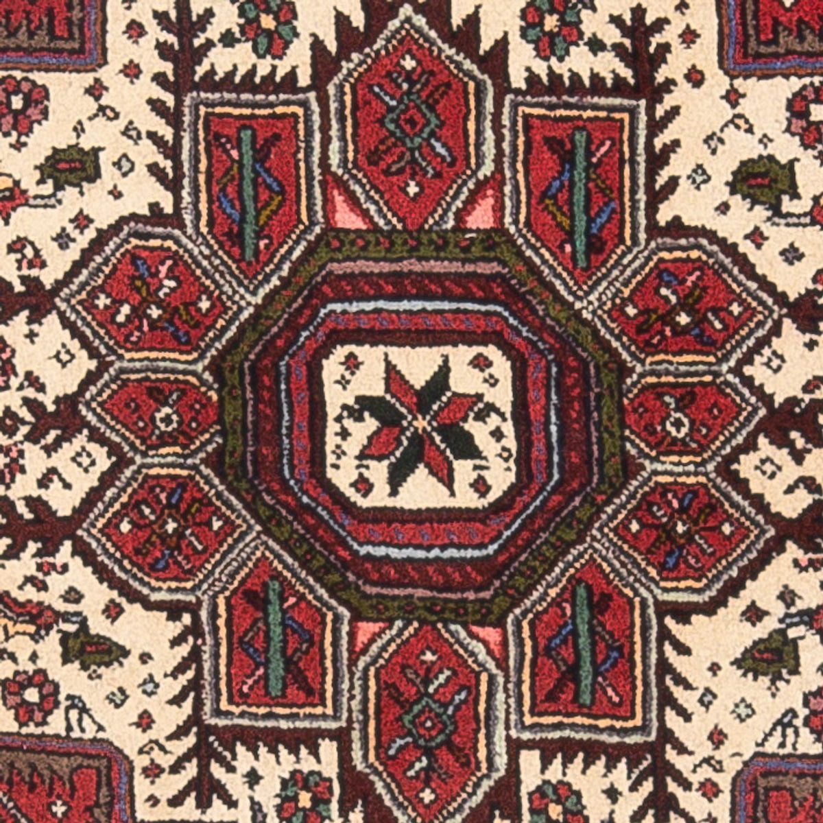 Tapis persan - Nomadic - 127 x 77 cm - crème