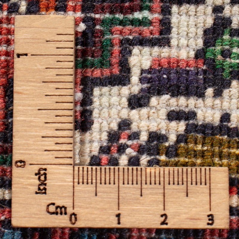 Tapis persan - Nomadic - 124 x 77 cm - rouge foncé