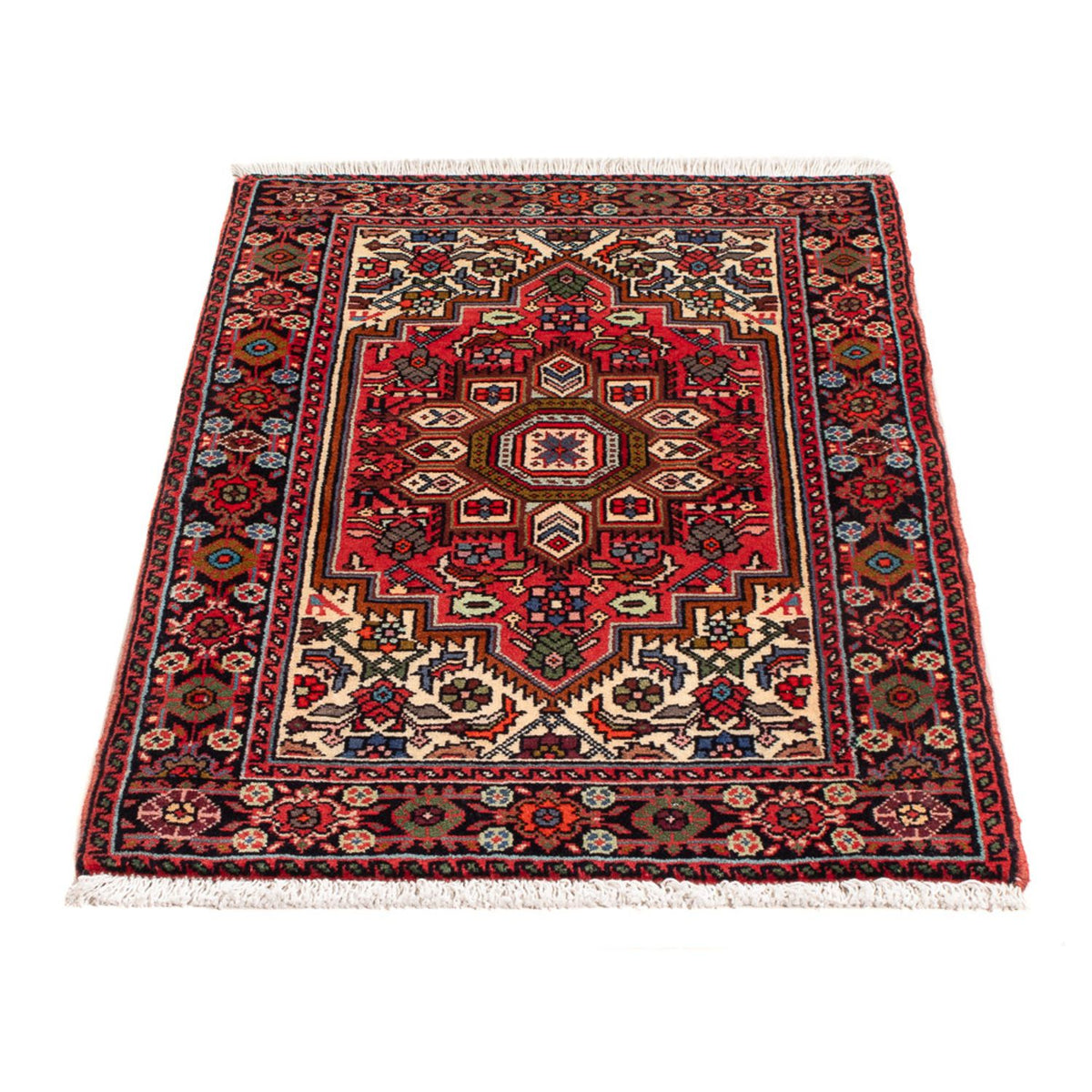 Tapis persan - Nomadic - 91 x 58 cm - rouge