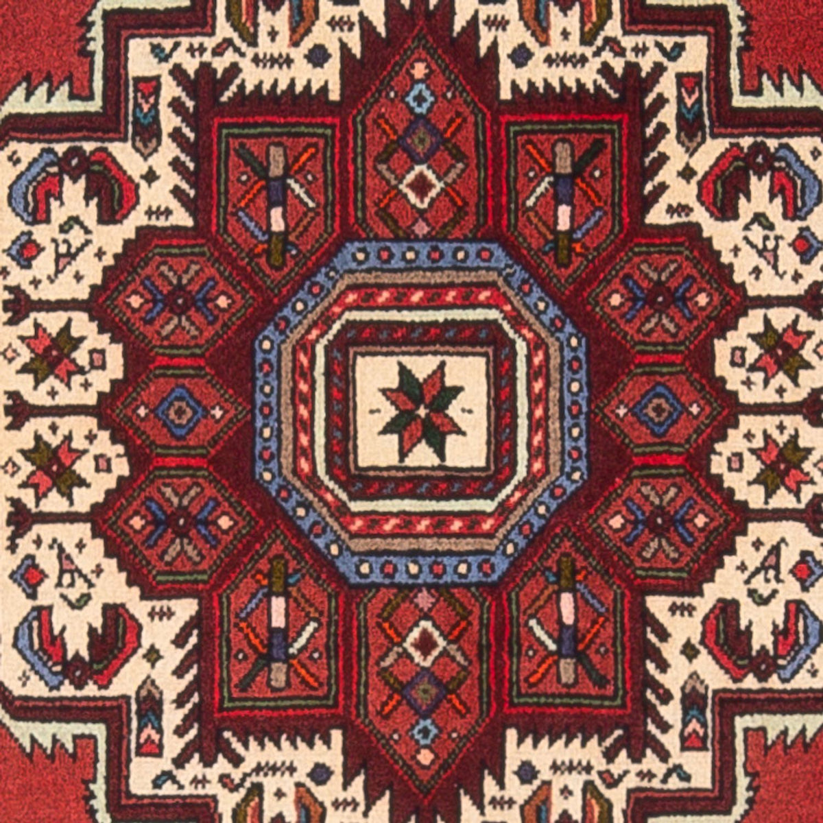 Tapis persan - Nomadic - 128 x 70 cm - crème