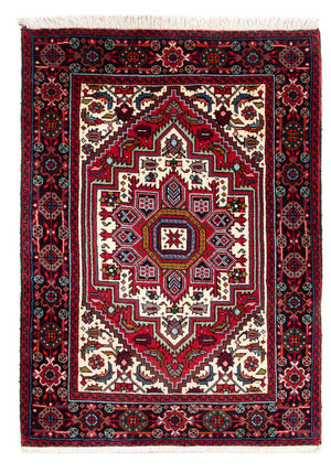 Tapis persan - Nomadic - 88 x 63 cm - rouge