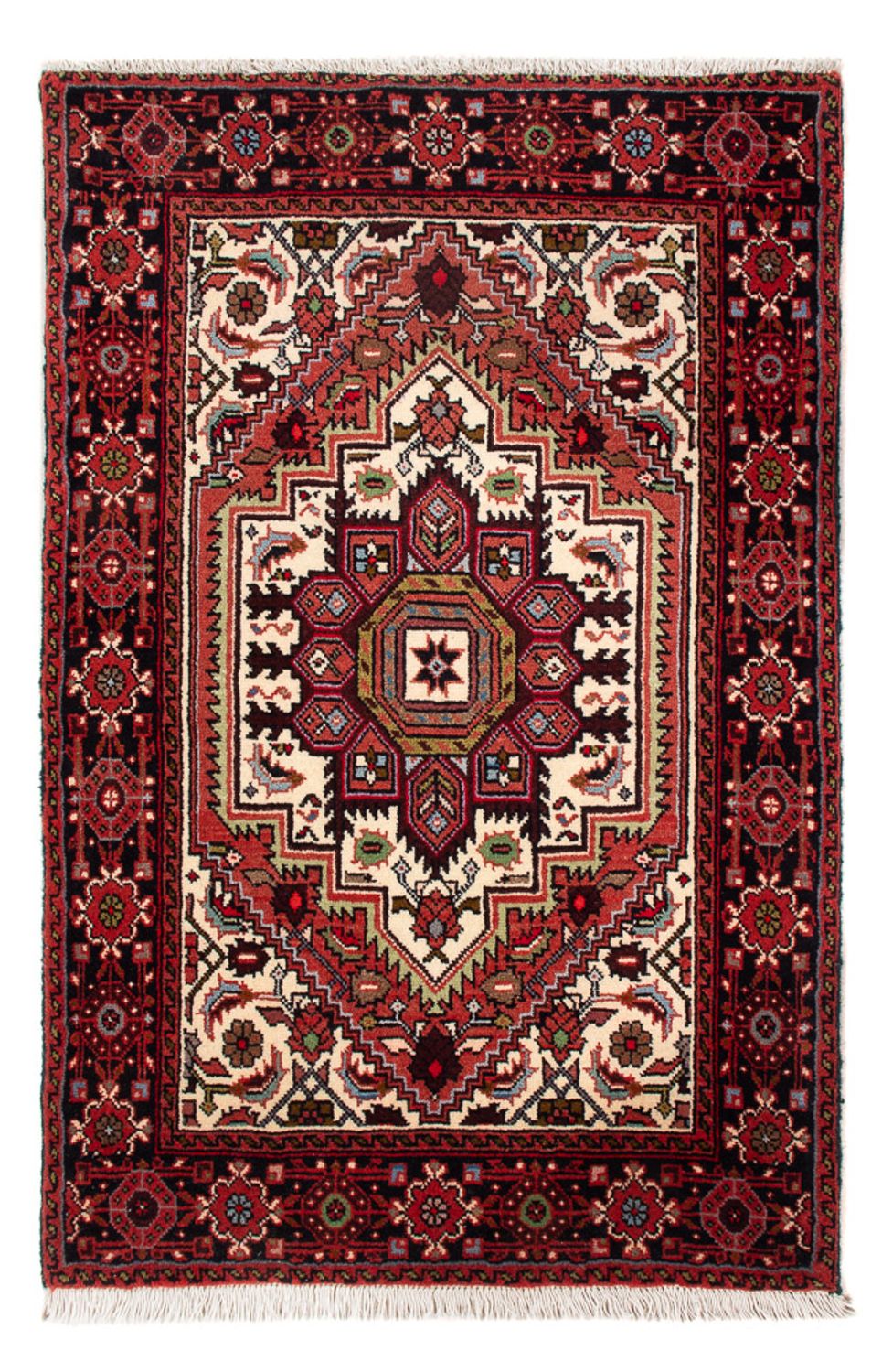 Tapis persan - Nomadic - 95 x 62 cm - crème