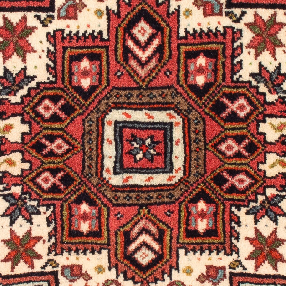 Tapis persan - Nomadic - 72 x 52 cm - rouge