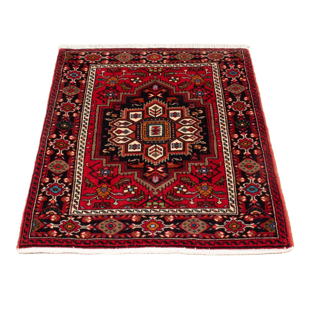 Tapis persan - Nomadic - 87 x 60 cm - rouge