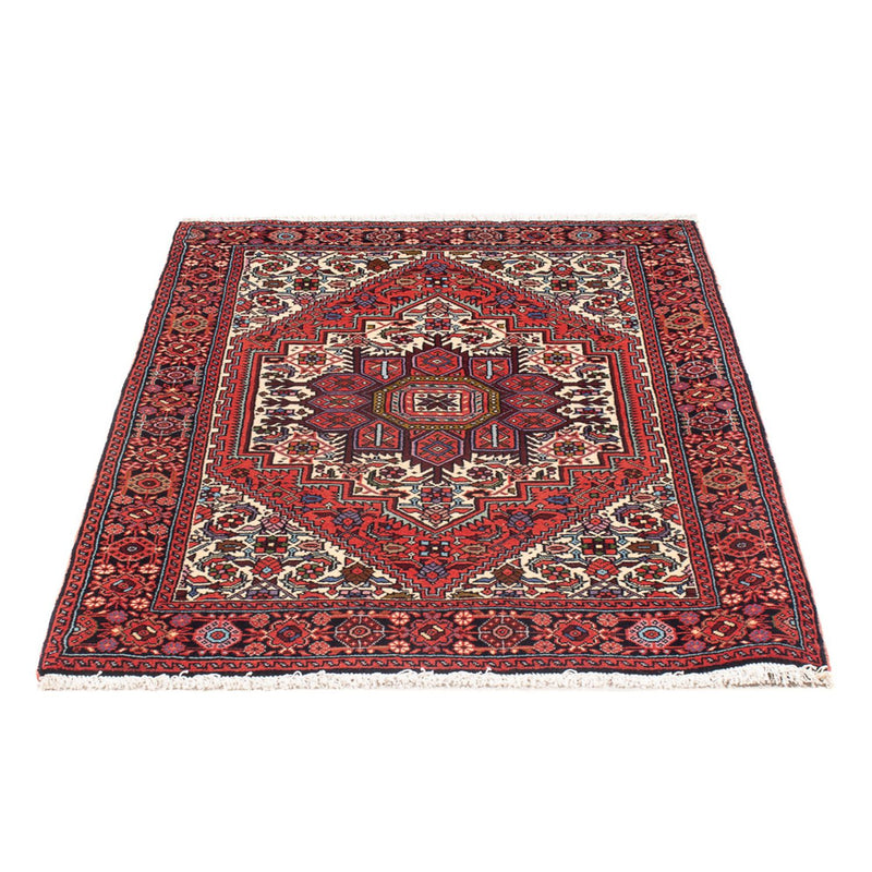 Tapis persan - Nomadic - 123 x 82 cm - rouge foncé
