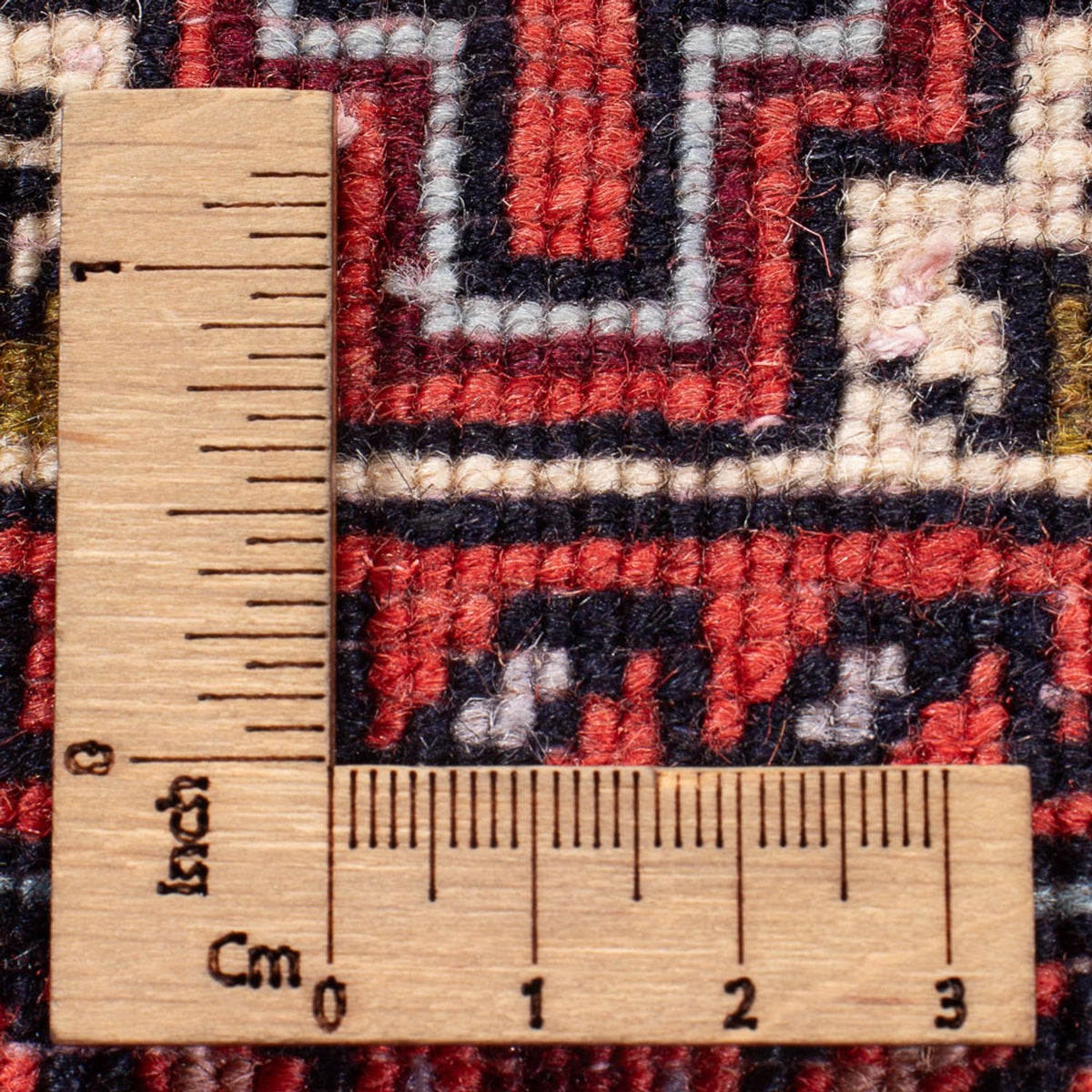 Tapis persan - Nomadic - 123 x 82 cm - rouge foncé