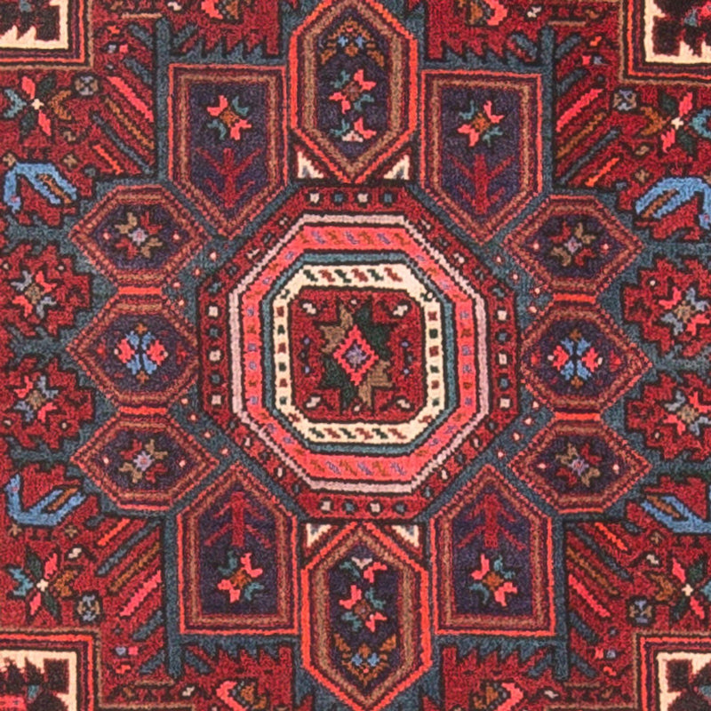 Tapis persan - Nomadic - 125 x 78 cm - rouge foncé