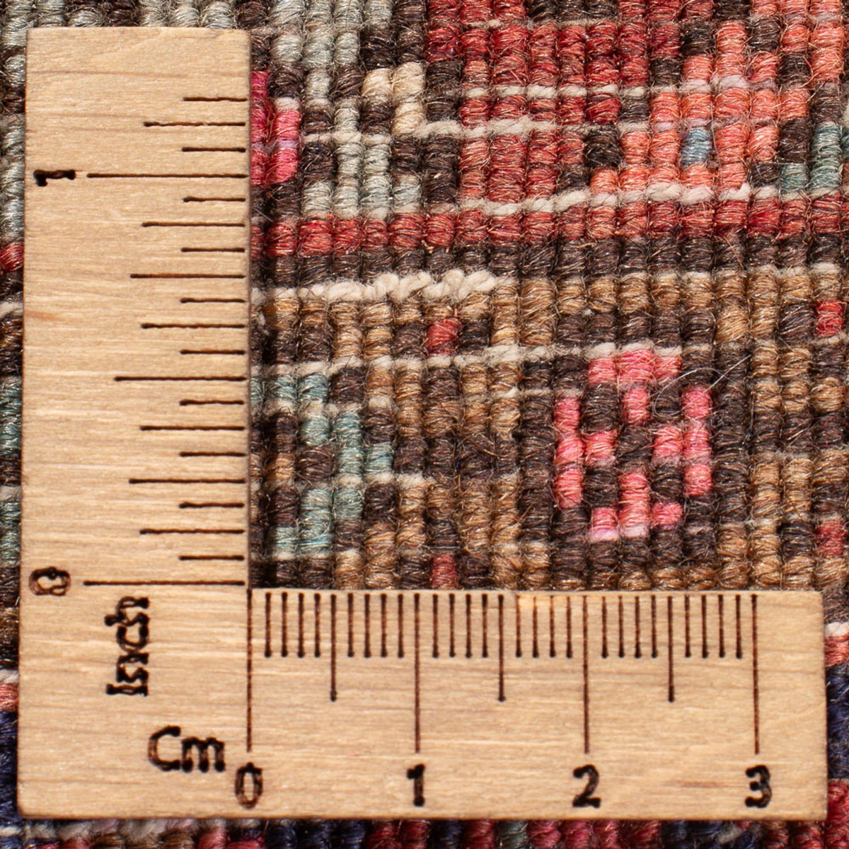 Tapis persan - Nomadic - 125 x 78 cm - rouge foncé