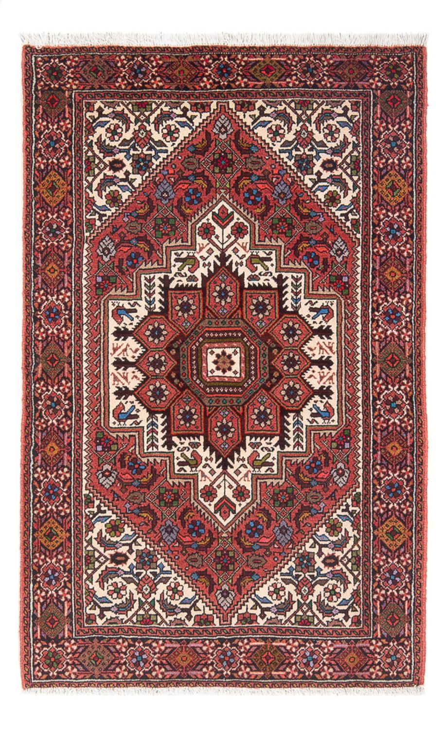 Tapis persan - Nomadic - 121 x 74 cm - crème