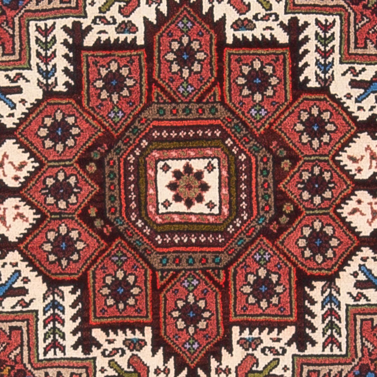 Tapis persan - Nomadic - 121 x 74 cm - crème