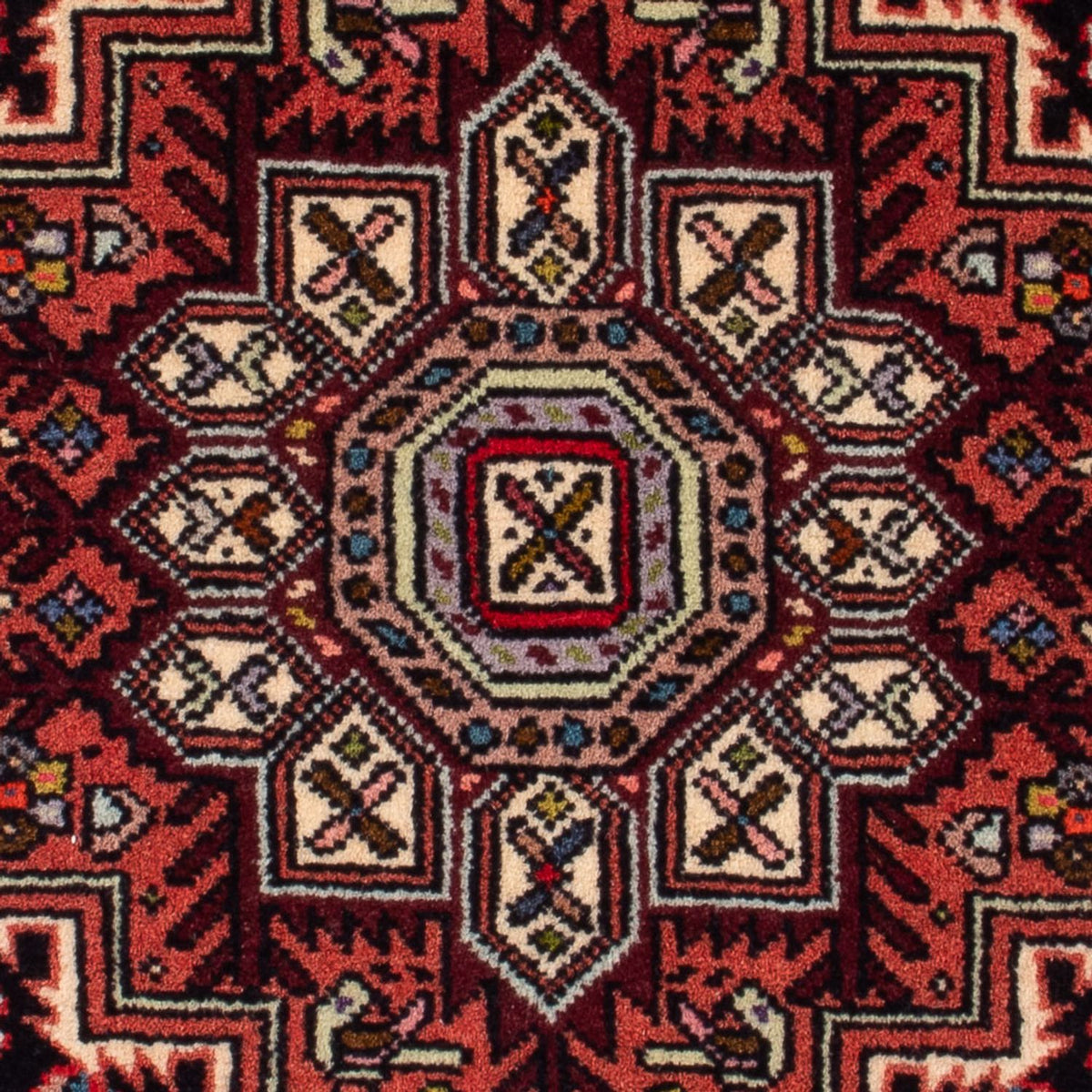 Tapis persan - Nomadic - 80 x 52 cm - crème