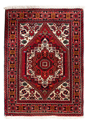 Tapis persan - Nomadic - 69 x 50 cm - crème