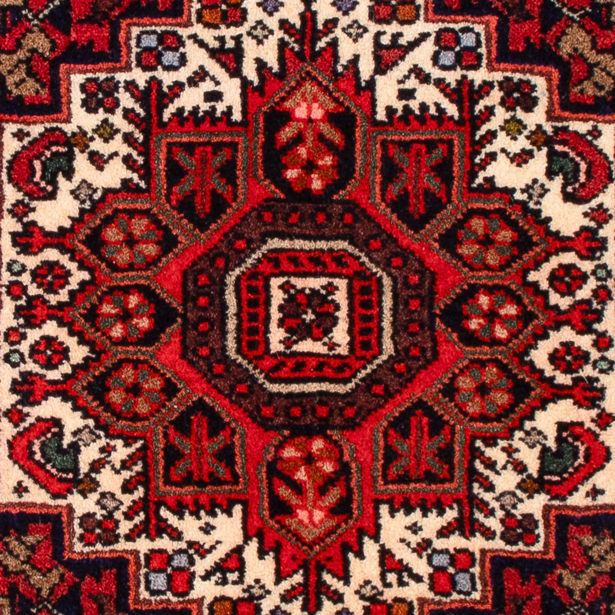 Tapis persan - Nomadic - 69 x 50 cm - crème