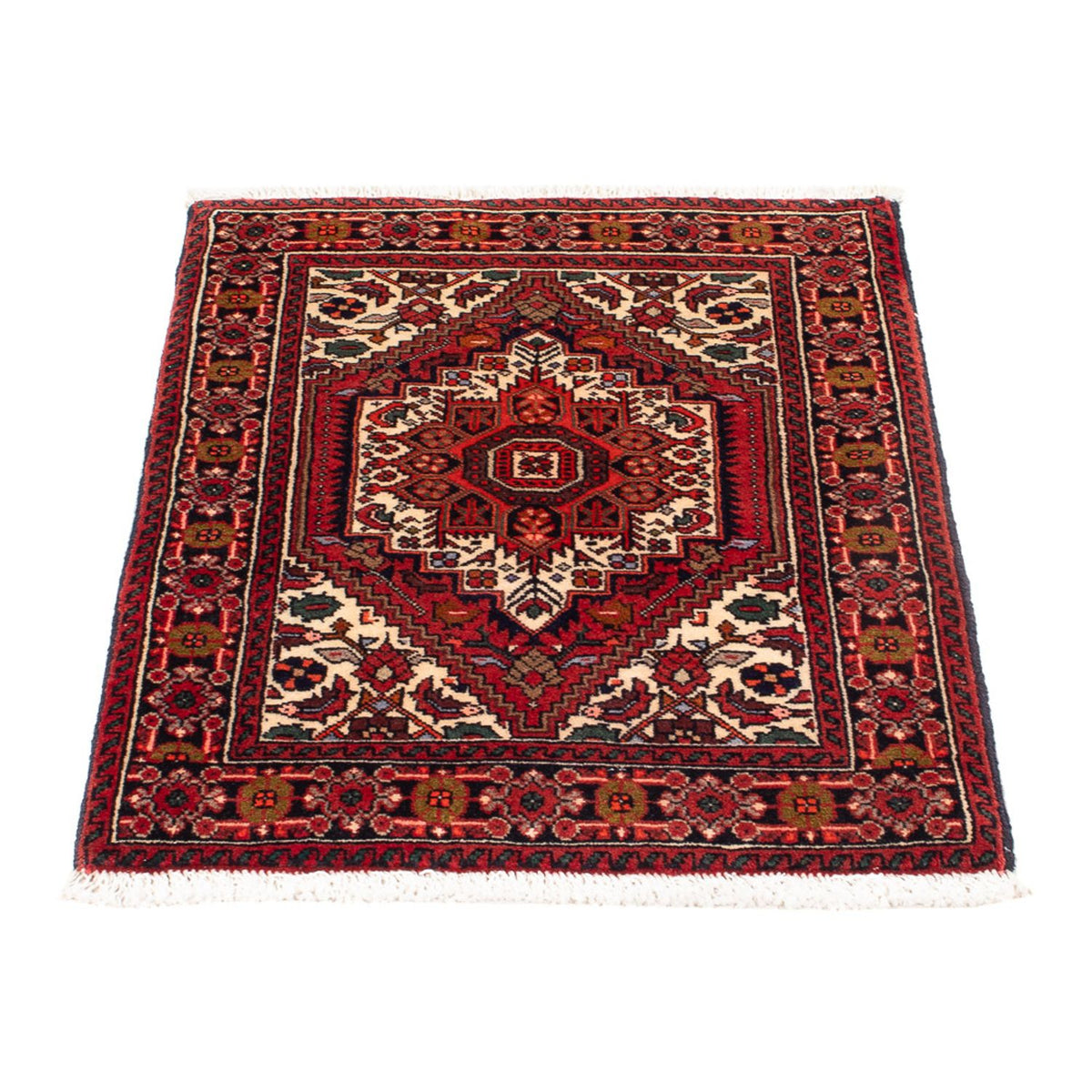 Tapis persan - Nomadic - 69 x 50 cm - crème