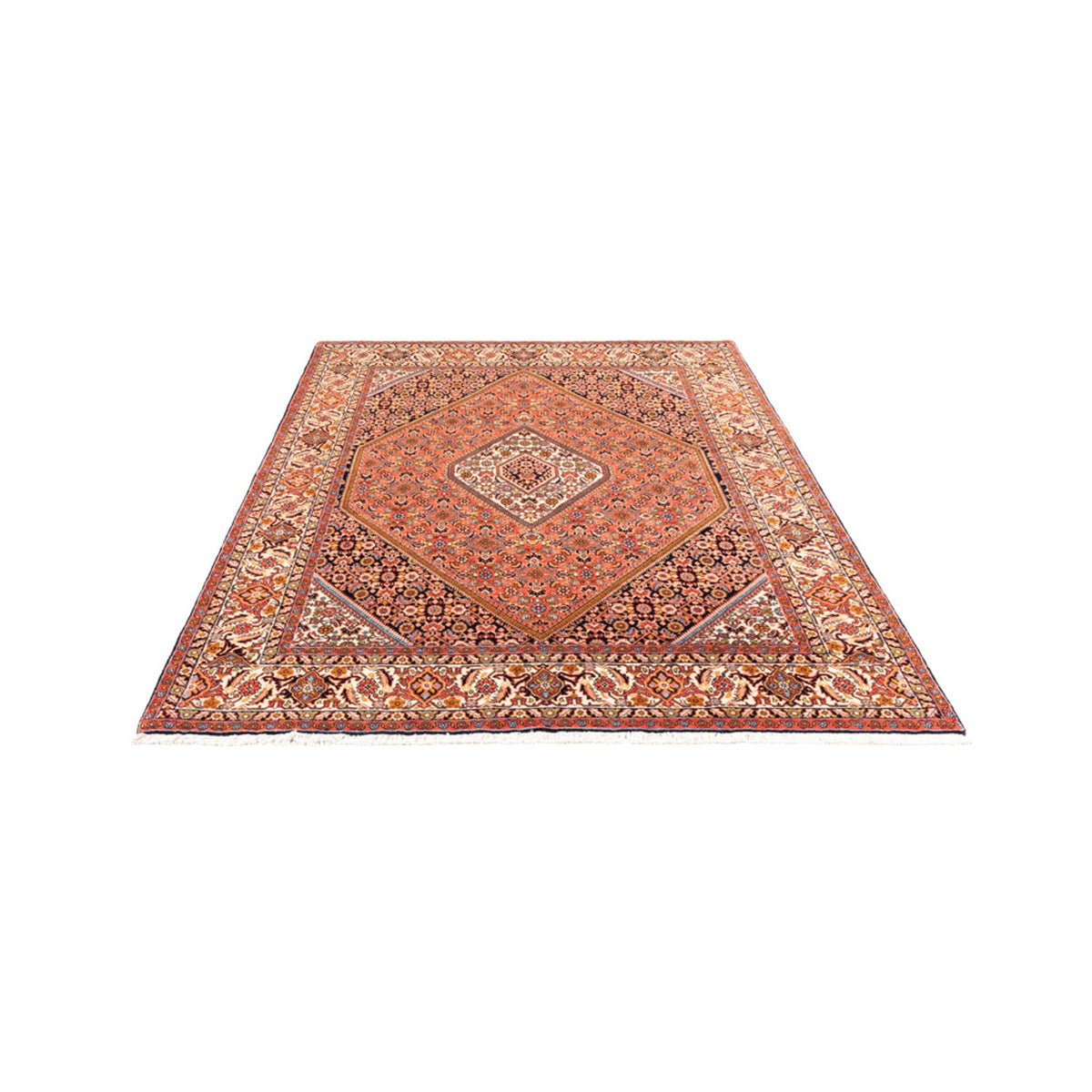 Tapis persan - Bidjar - 241 x 170 cm - rouge