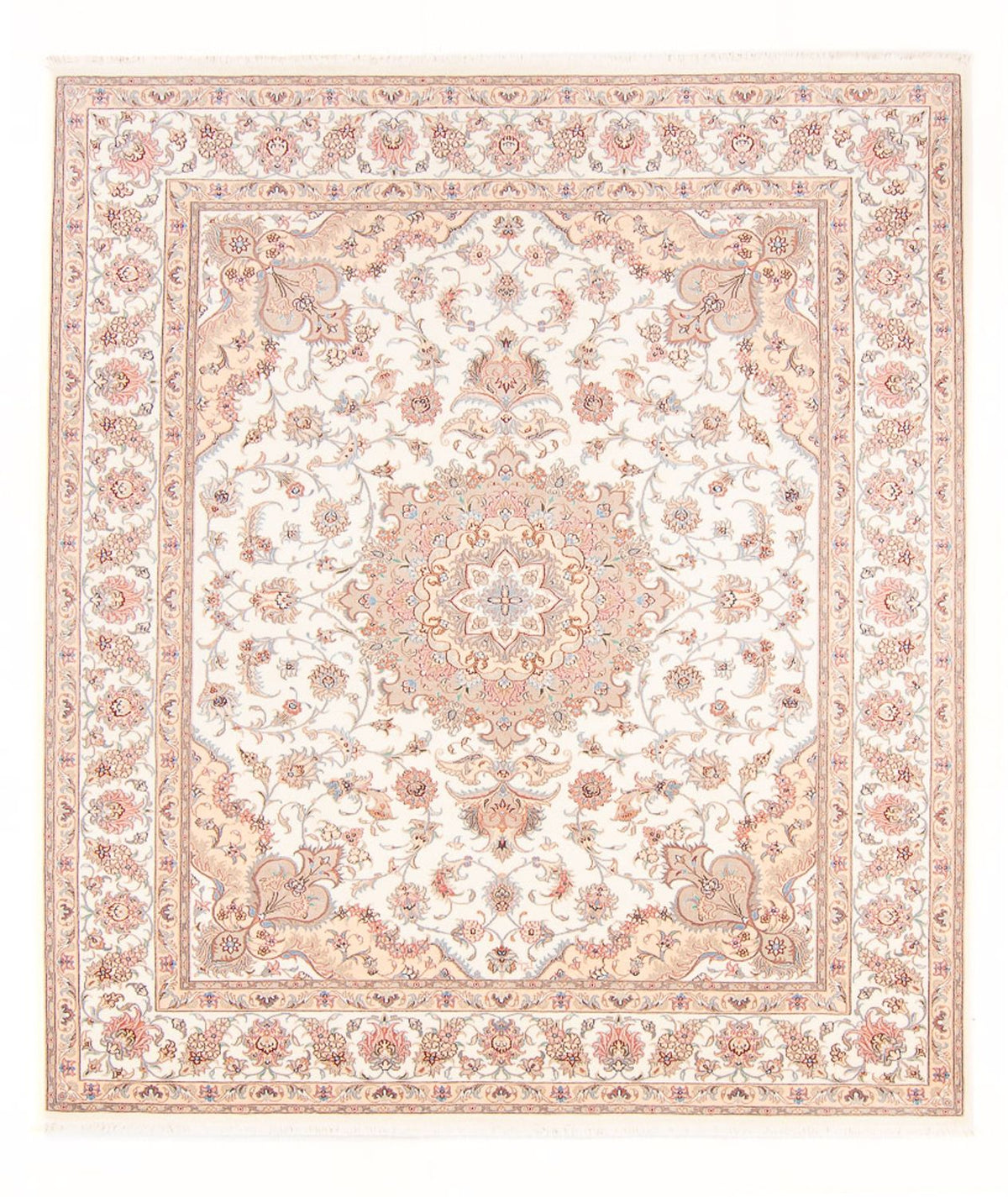 Tapis persan - Tabriz - Royal - 252 x 198 cm - crème