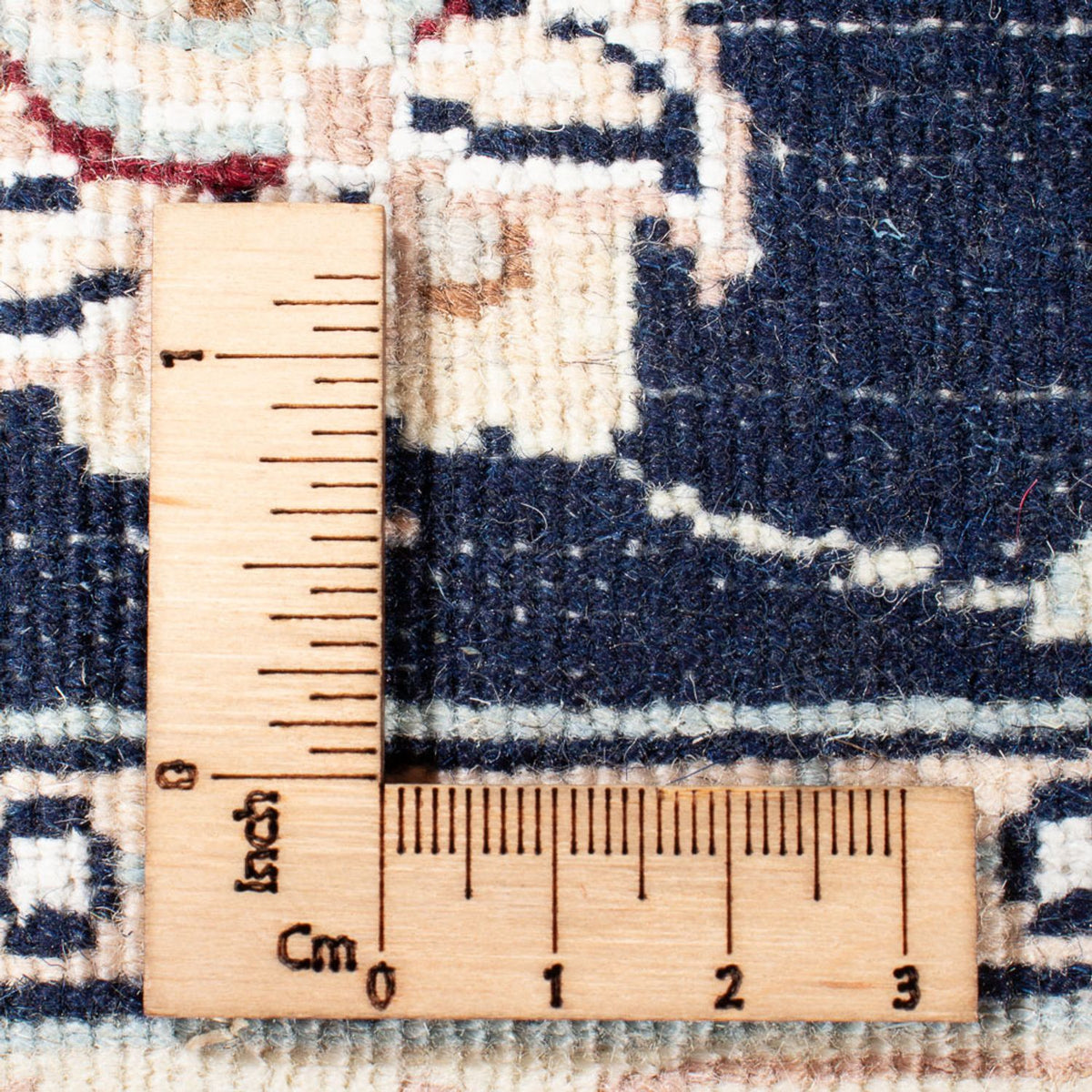 Tapis persan - Nain - Premium - 120 x 79 cm - bleu foncé