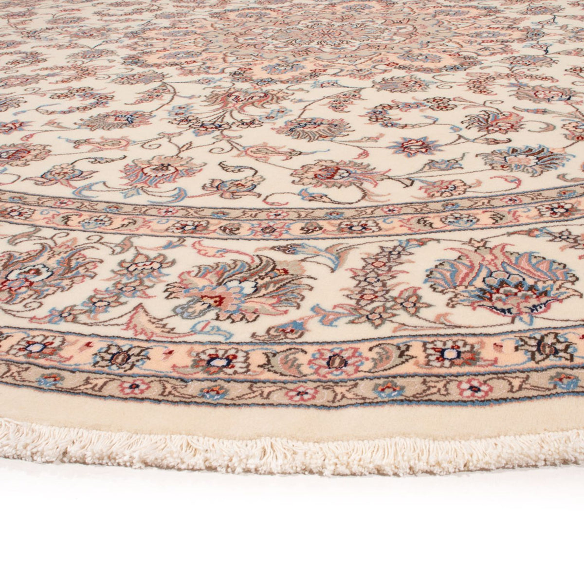 Tapis persan - Tabriz - Royal ronde  - 250 x 250 cm - crème
