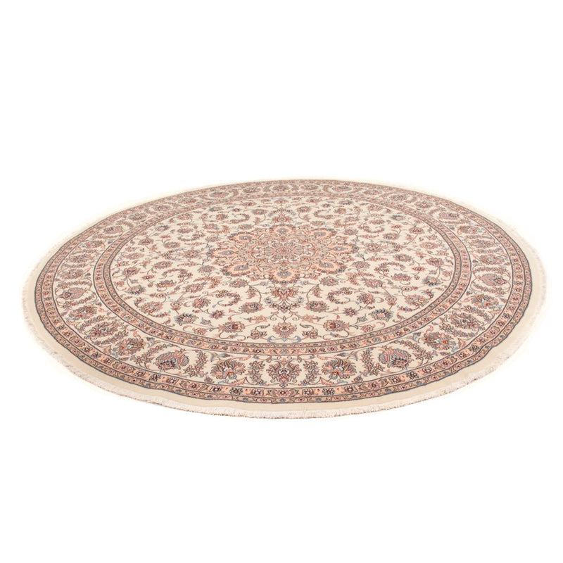 Tapis persan - Tabriz - Royal ronde  - 250 x 250 cm - crème