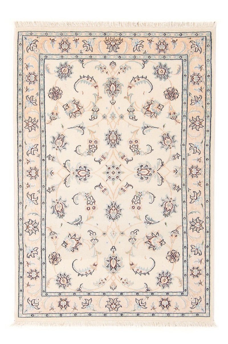 Tapis persan - Nain - Premium - 126 x 80 cm - crème