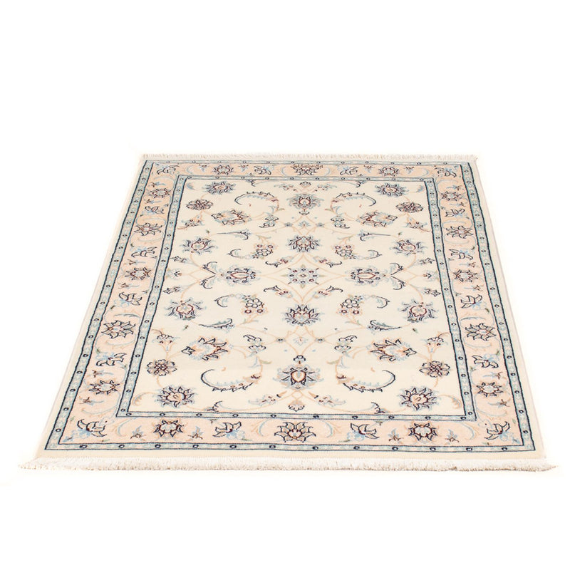 Tapis persan - Nain - Premium - 126 x 80 cm - crème
