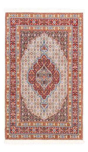 Tapis persan - Classique - 145 x 96 cm - crème