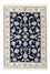 Tapis persan - Nain - Premium - 118 x 78 cm - bleu foncé