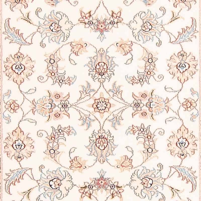 Tapis de couloir Tapis persan - Tabriz - Royal - 292 x 82 cm - crème