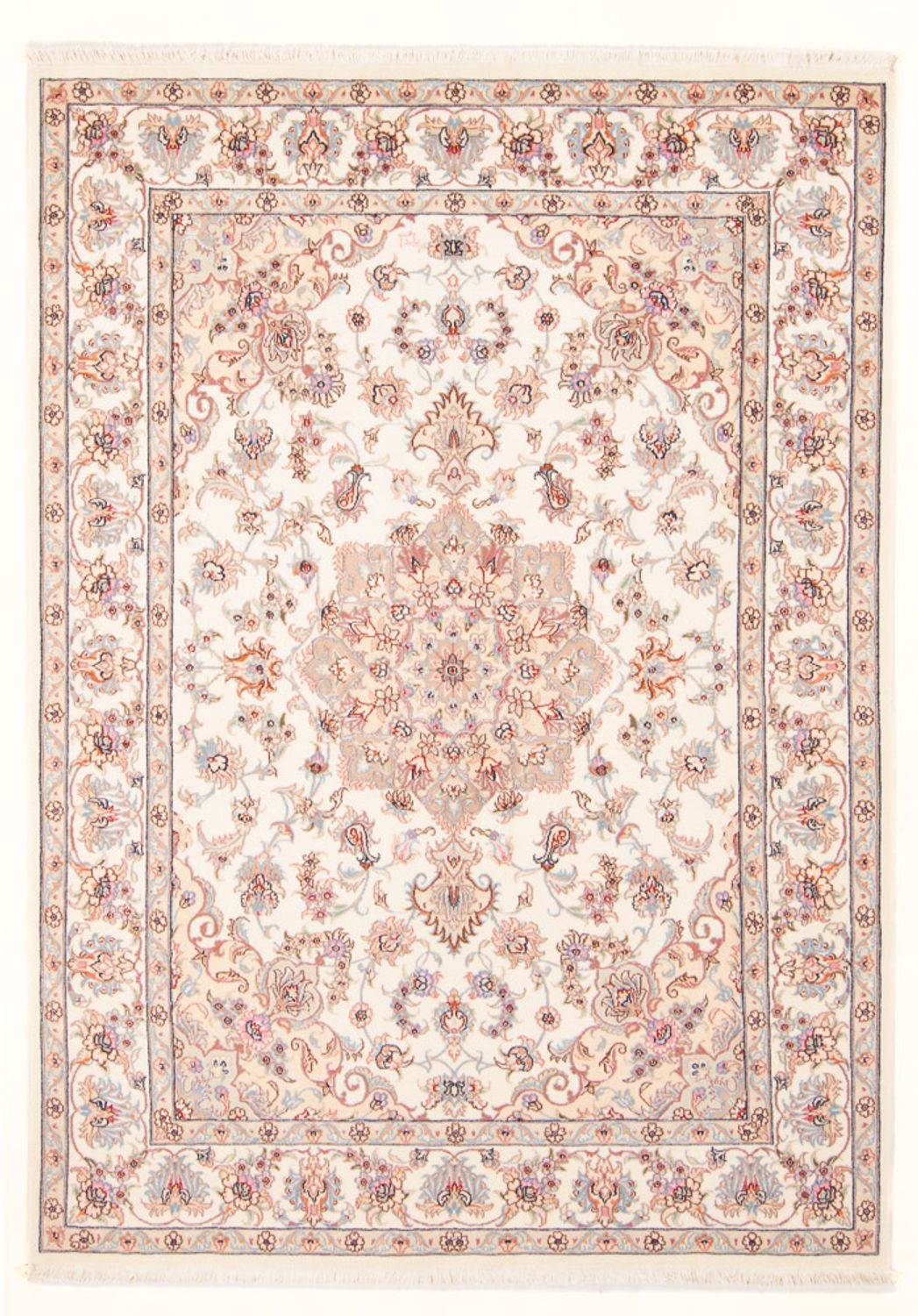 Tapis persan - Tabriz - Royal - 204 x 147 cm - crème