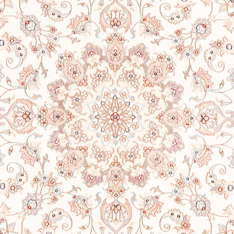 Tapis persan - Tabriz ronde  - 157 x 151 cm - crème