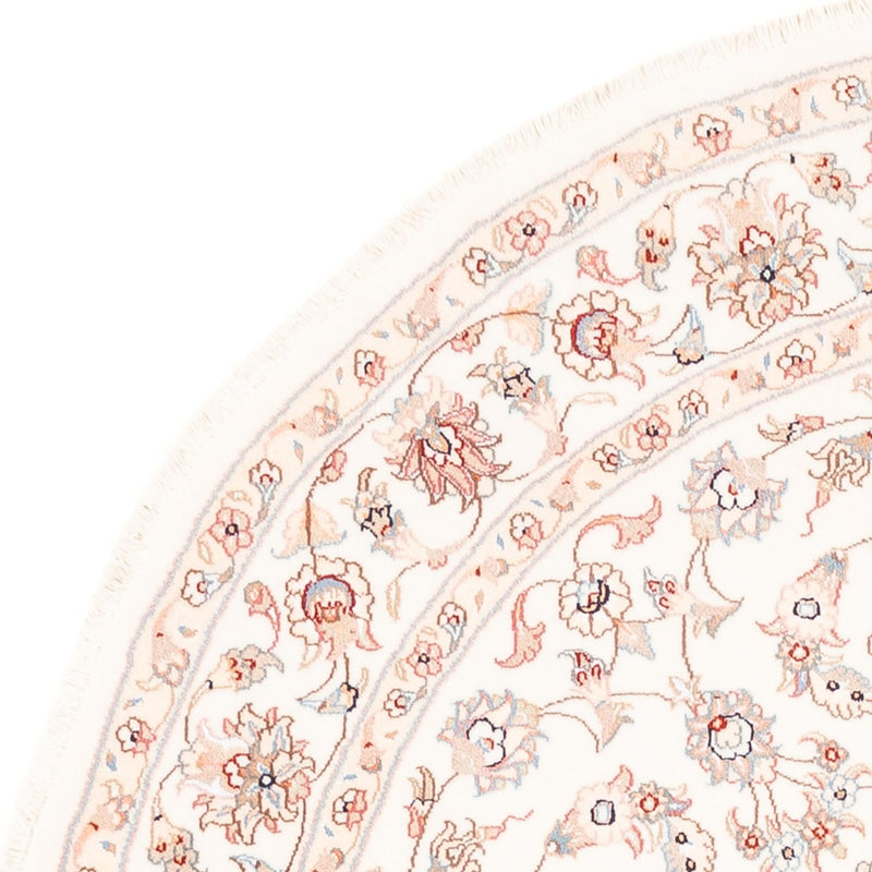 Tapis persan - Tabriz ronde  - 157 x 151 cm - crème