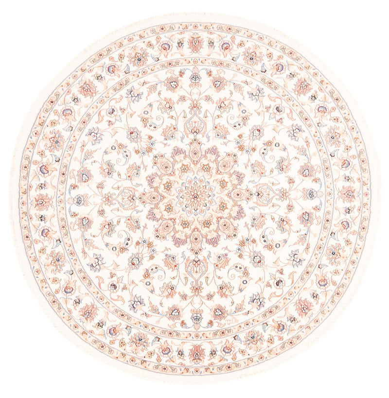 Tapis persan - Tabriz ronde  - 151 x 146 cm - crème