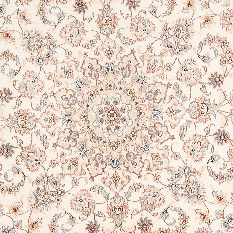 Tapis persan - Tabriz - Royal ronde  - 197 x 194 cm - crème