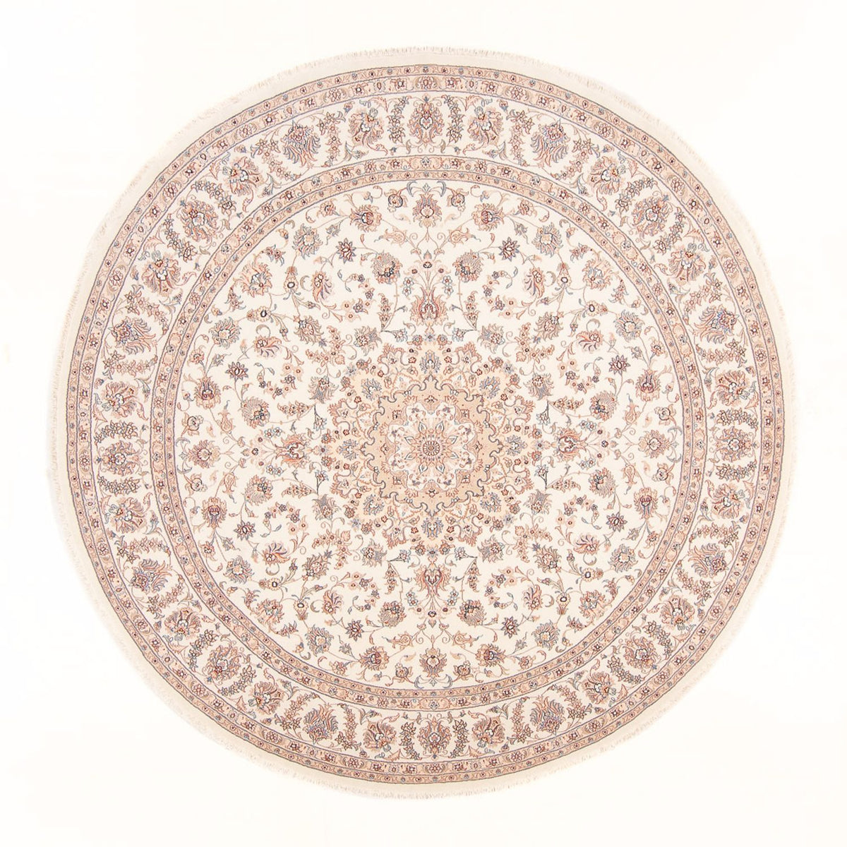Tapis persan - Tabriz - Royal ronde  - 250 x 250 cm - crème