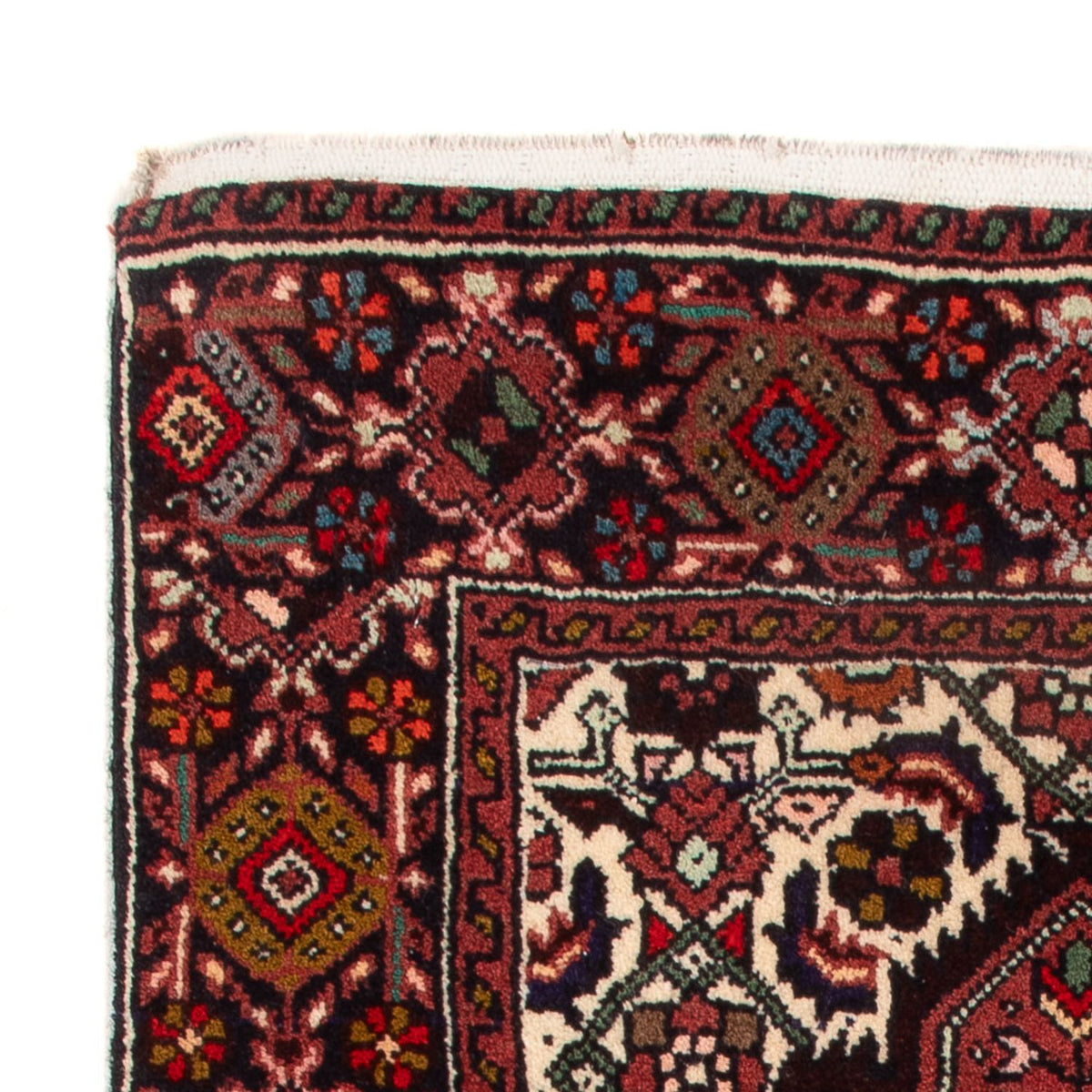 Tapis persan - Nomadic - 77 x 50 cm - rouge