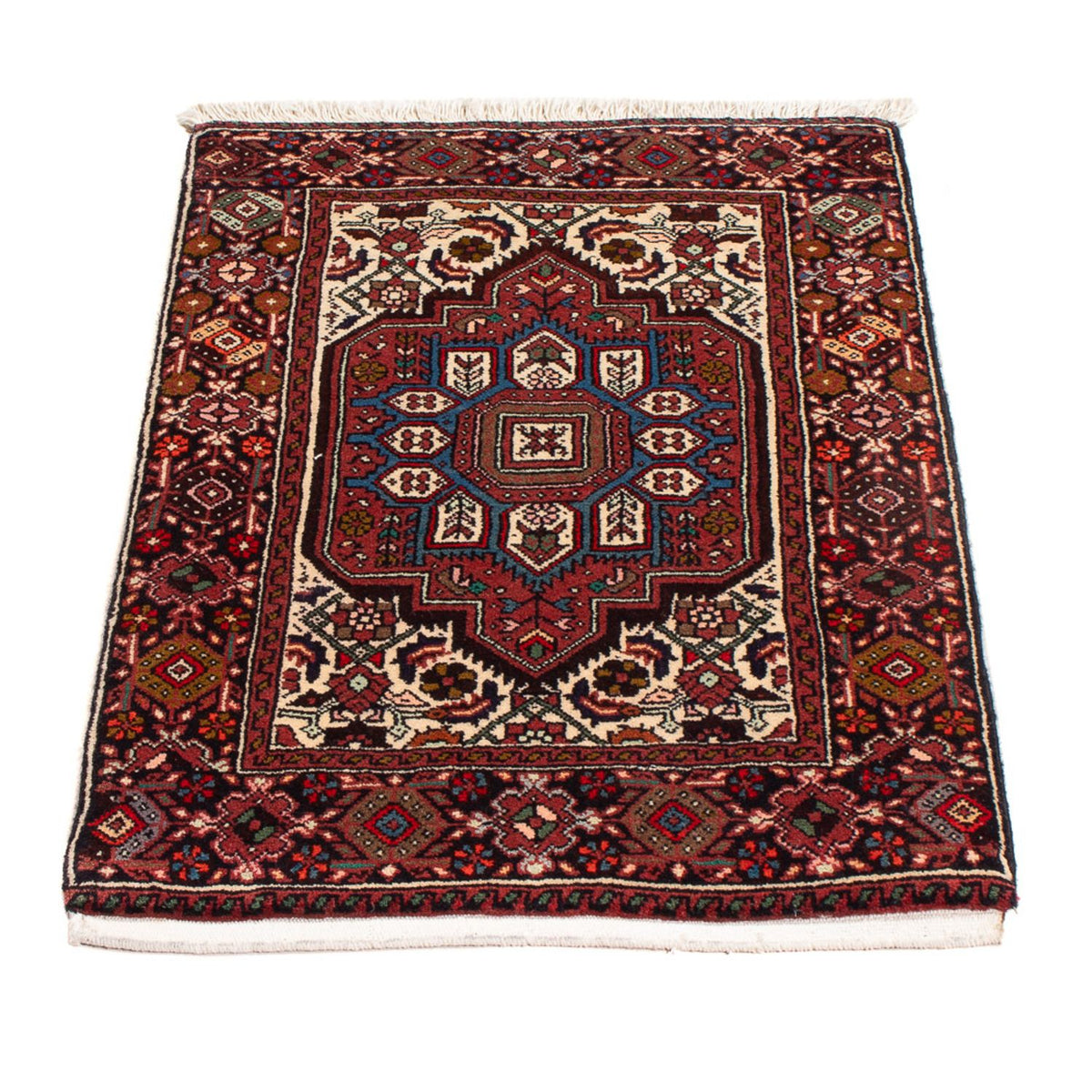 Tapis persan - Nomadic - 77 x 50 cm - rouge