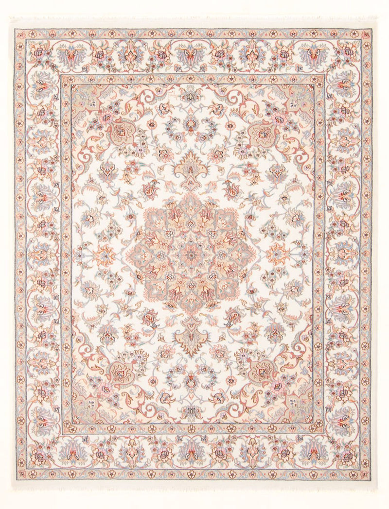 Tapis persan - Tabriz - Royal - 198 x 152 cm - crème
