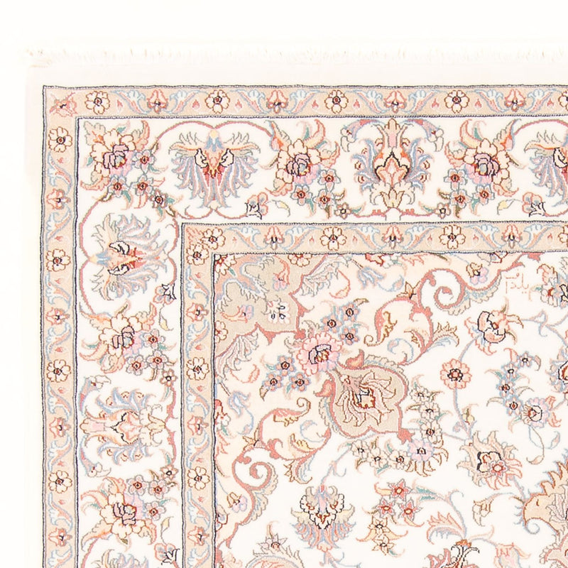 Tapis persan - Tabriz - Royal - 198 x 152 cm - crème
