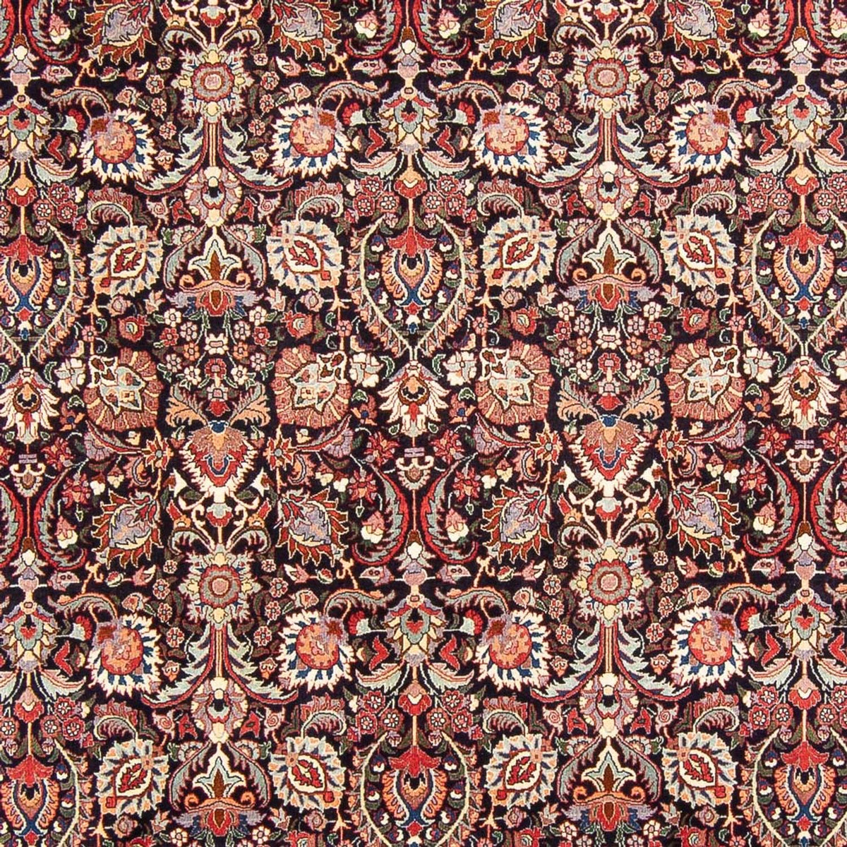 Tapis persan - Bidjar - Royal - 295 x 205 cm - bleu foncé