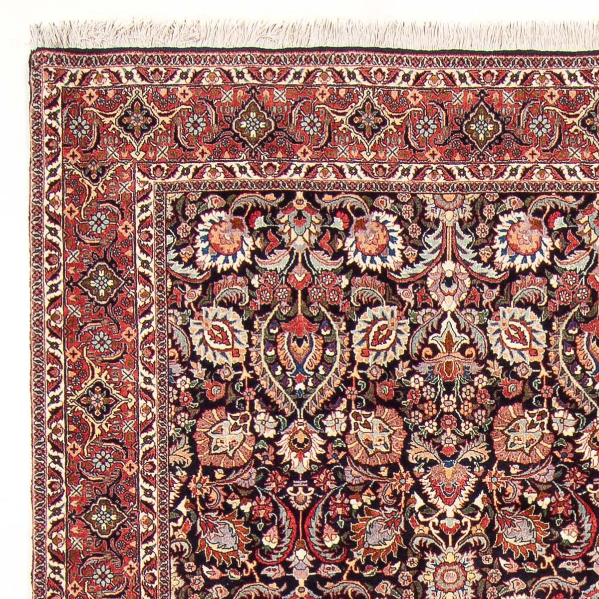 Tapis persan - Bidjar - Royal - 295 x 205 cm - bleu foncé