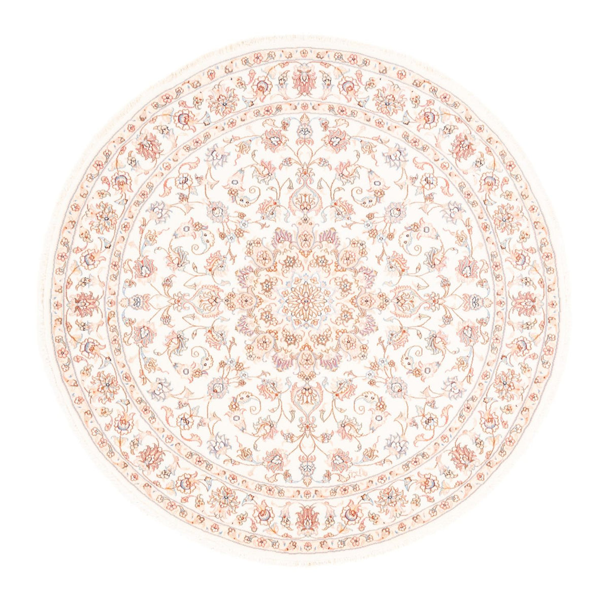 Tapis persan - Tabriz ronde - 150 x 150 cm - crème