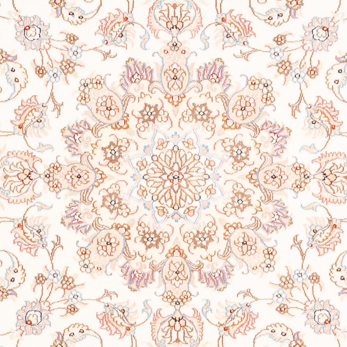 Tapis persan - Tabriz ronde - 150 x 150 cm - crème